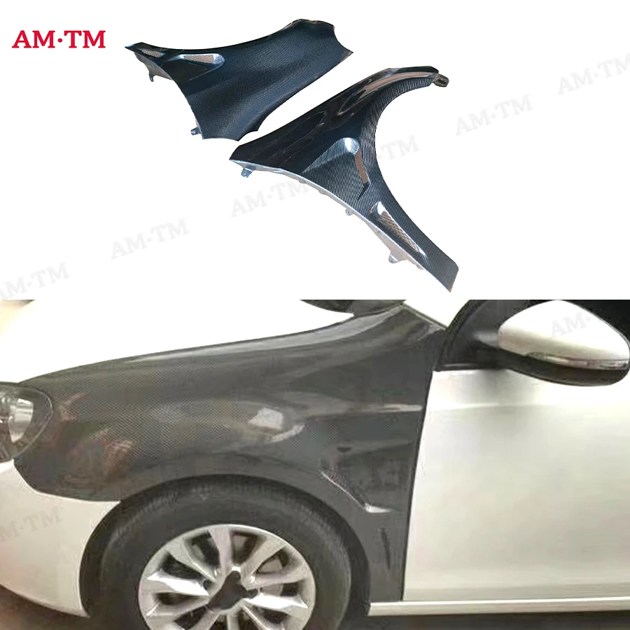 

Carbon Fiber Front Fender Car Front Vent Fenders Body Kits for Volkswagen VW VII Golf 6 MK6 GTI R20 Car Accessories
