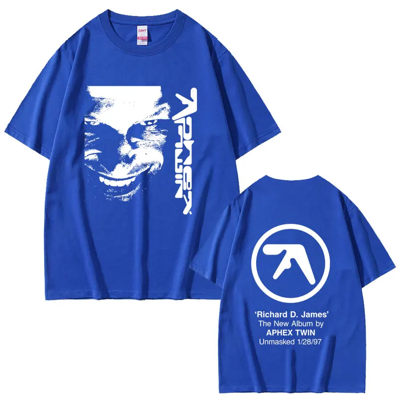 Aphex Twin Face Graphic T Shirt Richard D James Album Print T