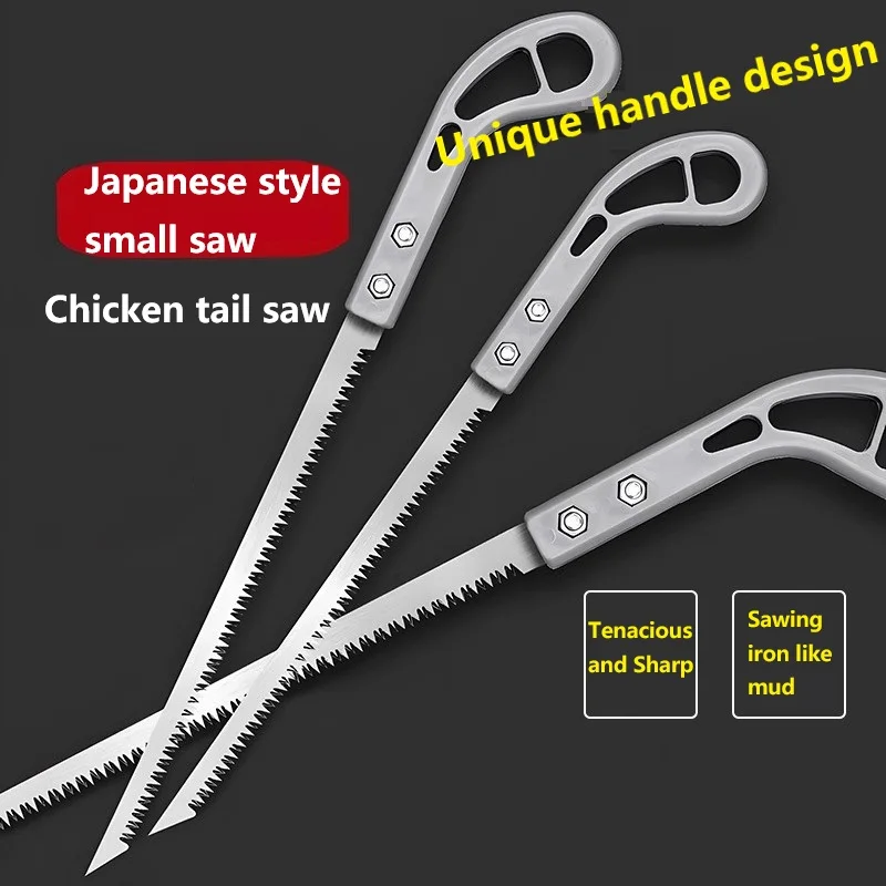 Hand Saw Garden Saw, 340mm Woodworking Saw, Mini Saw for Cutting Wood and Wall Panels