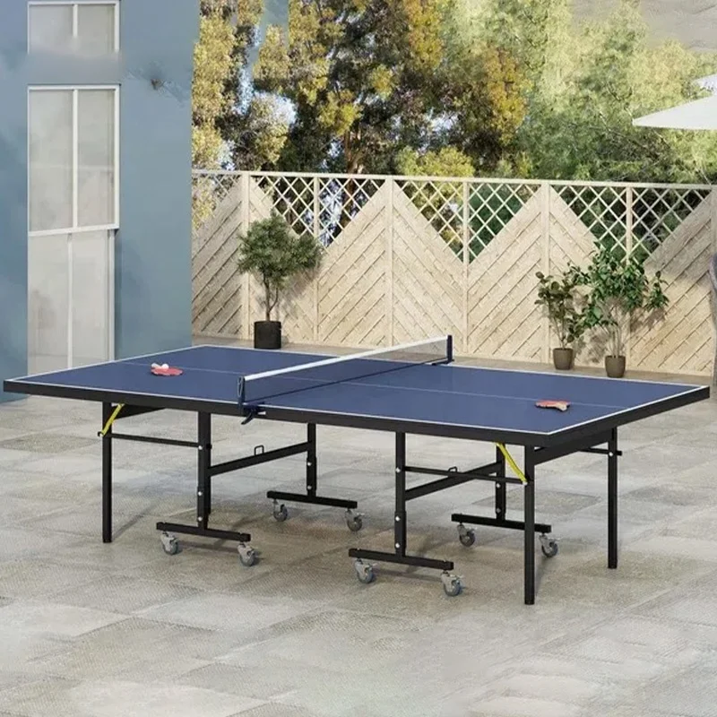 Factory-Direct Eco-Friendly Durable Foldable Ping Pong Table Anti-wobble Structure Indoor/Outdoor Use Color Customizable