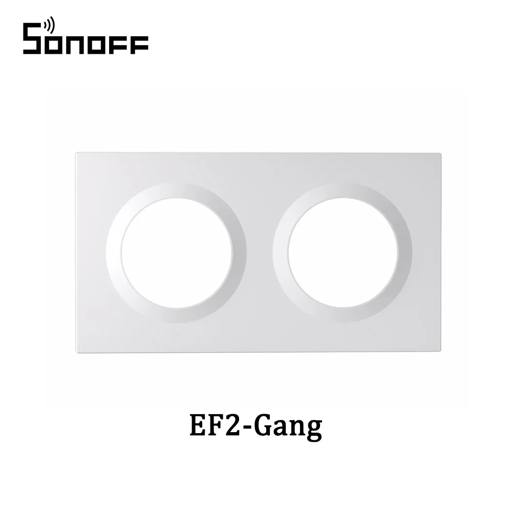 SONOFF EF2G EF3G Wandschakelaarframe Orb-2/3 Gang aangepast voor Fusion-serie Orb-MW1/Orb-ZBW1L/Orb-RBS/E1GS Ontworpen voor behuizingen