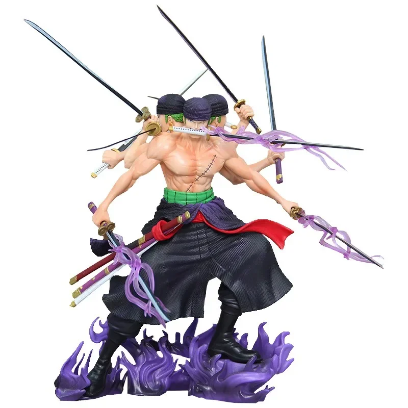 

30cm Anime Figures One Piece Roronoa Zoro Action Figures PVC Toys for Children Collector Model Birthday Gifts Zoro Toys Doll