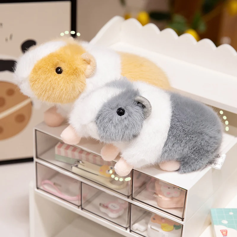 15CM Cute Guinea Pig Plush Toys Dutch Pig Mouse Stuffed Animal Doll Home Decoration Great Birthday Gift for Friends and Kids view 4