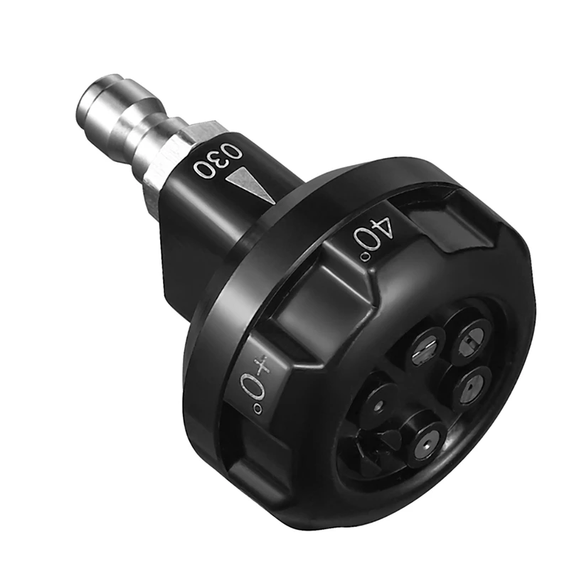 

Насадка для мойки высокого давления, 6 в 1 Распылительная насадка, регулируемые насадки для мойки высокой мощности с 1/4 дюйма, быстрое подключение, простота в использовании