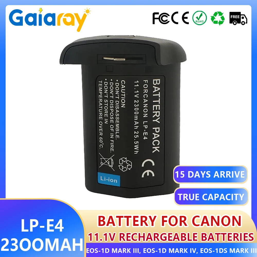 2300Mah LP-E4 Lp E4… - image