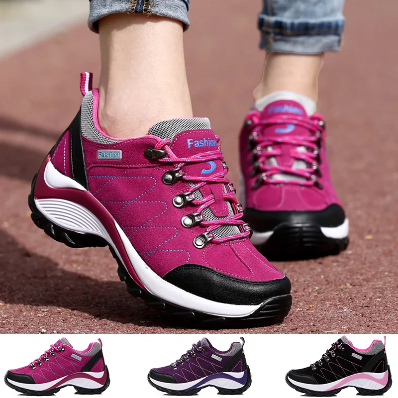 

Comfortable Hiking Boots Women 2024 Hiking Shoes Woman Mountain Climbing Sneakers Outdoor Boots Woman Anti Slip New Arrivals