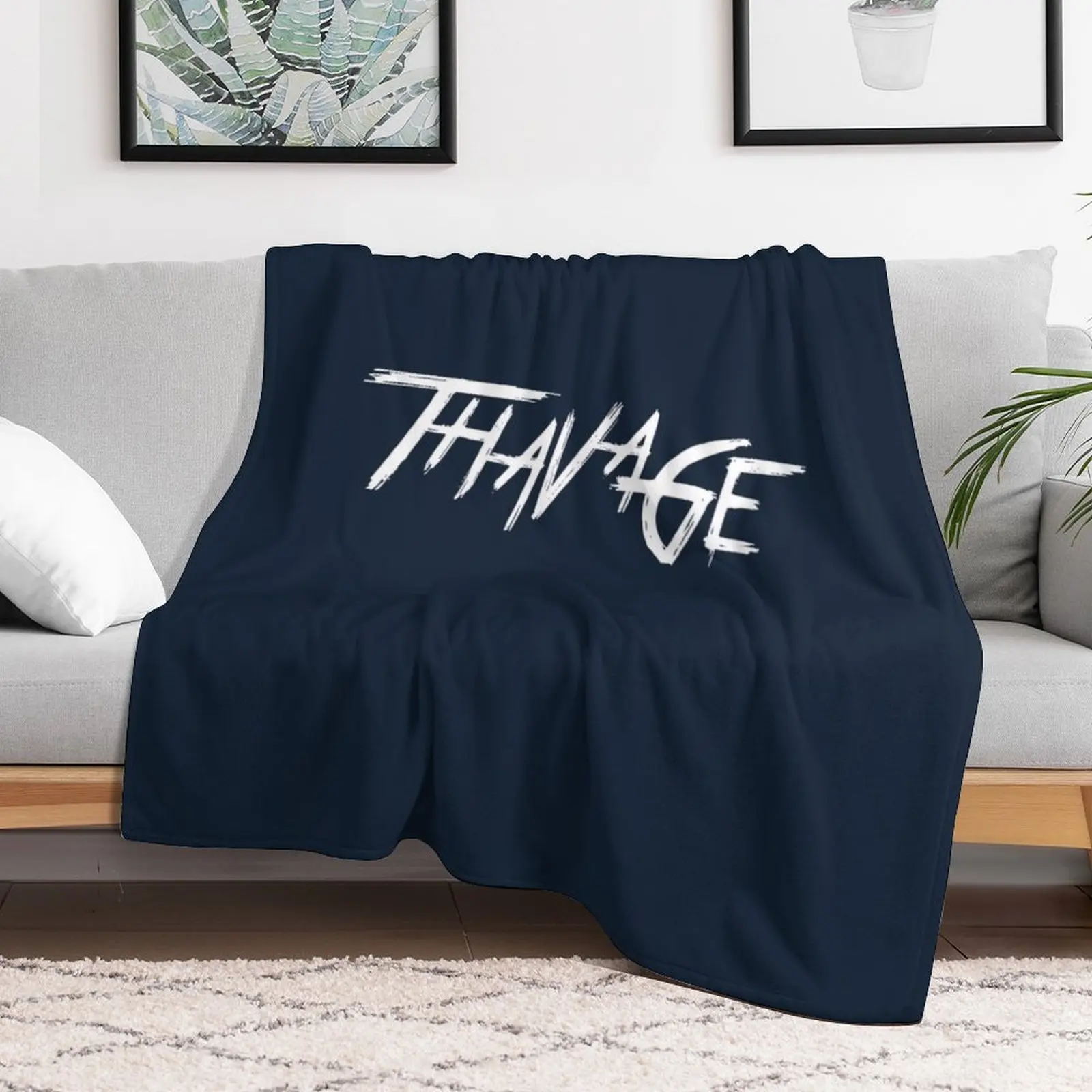 Thavage Classic Bodybuilding Chris Lisp Cbum Gym Funny Merch Throw Blanket