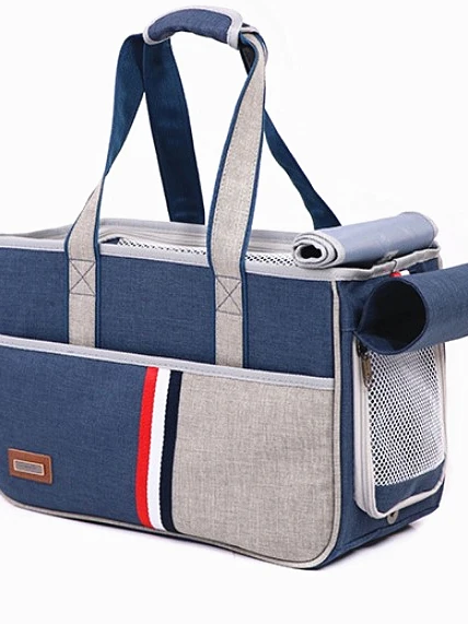 

2026 New Dog Bag Pet Bag Warm Handheld Teddy Bichon Small Dog Breathable Crossbody Two-way Pet Travel Bapa Bag