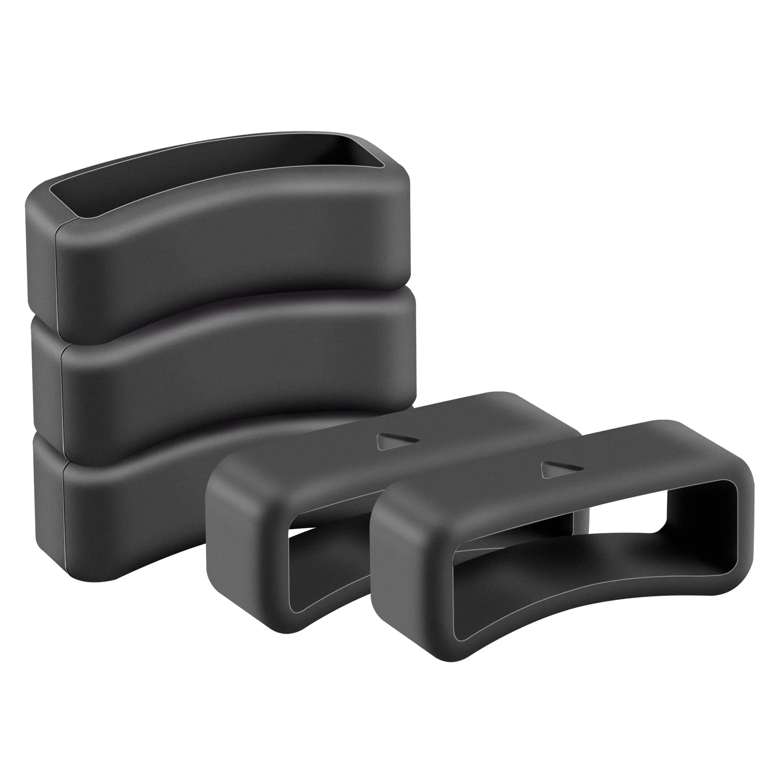 

5Pcs Silicone Watch Band Retainer Easy Install Smooth Comfortable for Fenix 235 22mm Accessories Watch Strap Loop