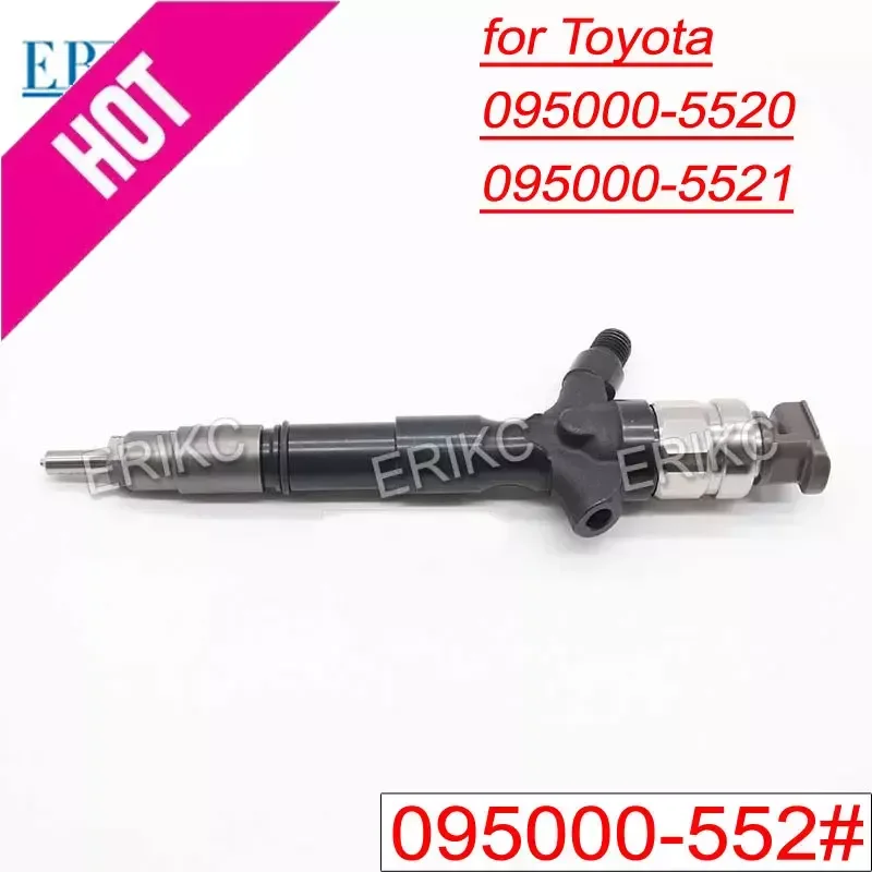 

095000-5520 Common Rail Injector 095000-5521 Diesel Fuel Sprayer Nozzle 095000-5522 For DENSO TOYOTA 23670-0L010 23670-09330