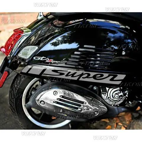 Vespa GTS 슈퍼 GTS 250 GTS 300 GTV 250 GTV 300 GTS250 GTV300 스쿠터 스티커 키트, 사이드 바디 데칼