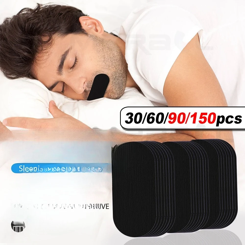 

Droshipping 30/60/90/150Pcs Mouth Tape Sleep Strip Anti-Snoring Mouth Breathing Tape To Improve Sleep Mouth Close Stickers