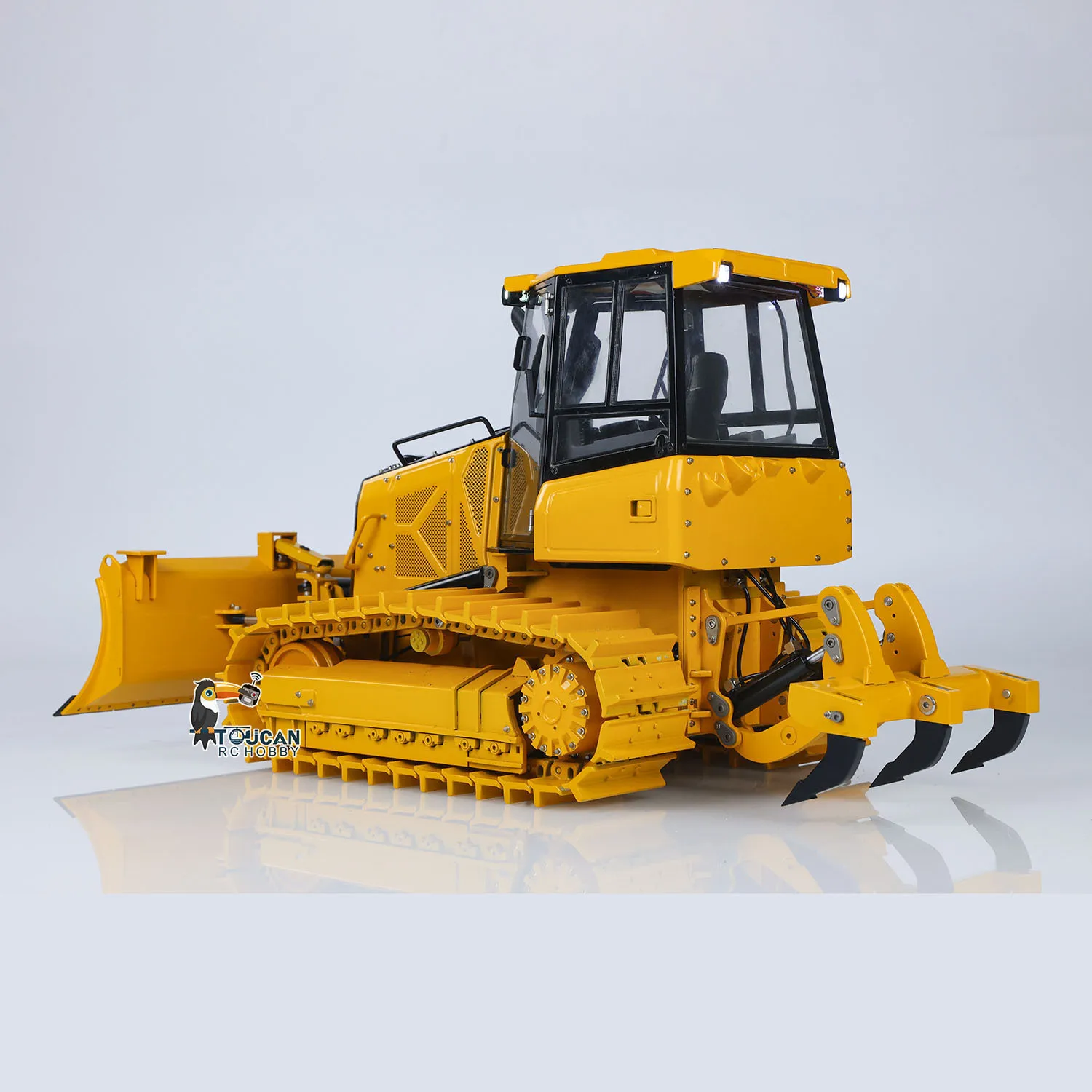 RC Bulldozer 1/12 hidráulico D3 RTR camión de construcción con Control remoto ST8 sistema de luz de sonido sin escobillas RC Dozer juguete modelo regalos