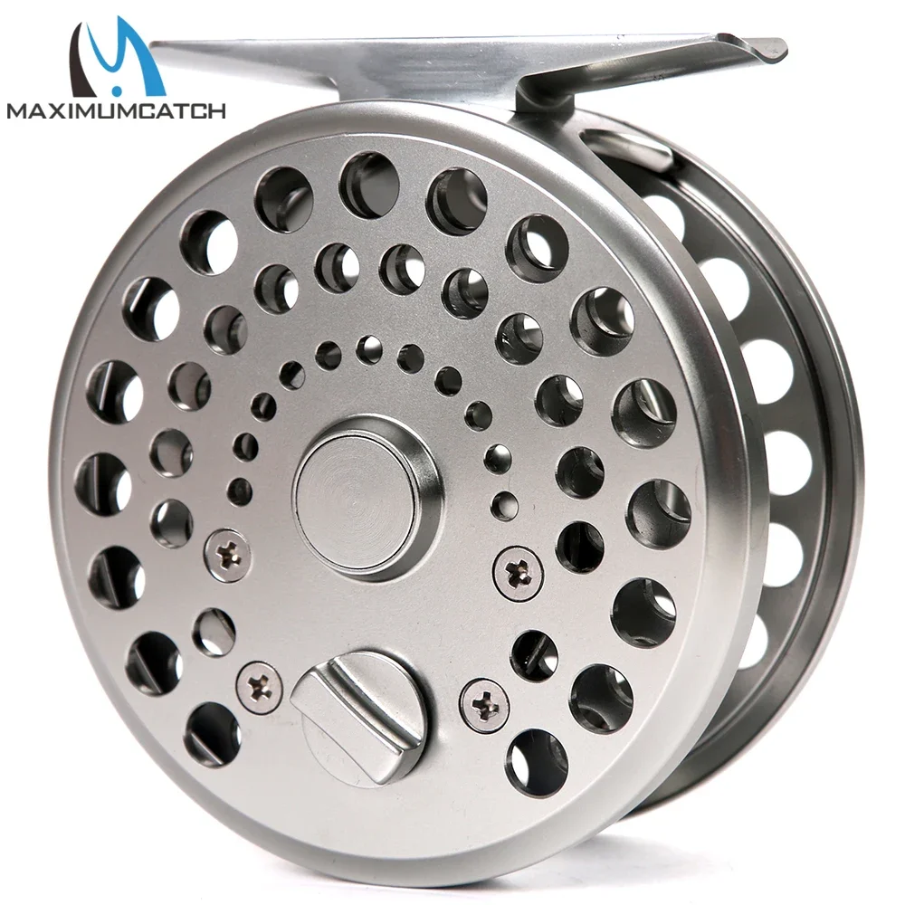 Maximumcatch CDB Carrete pesca con mosca de aluminio con clicker
