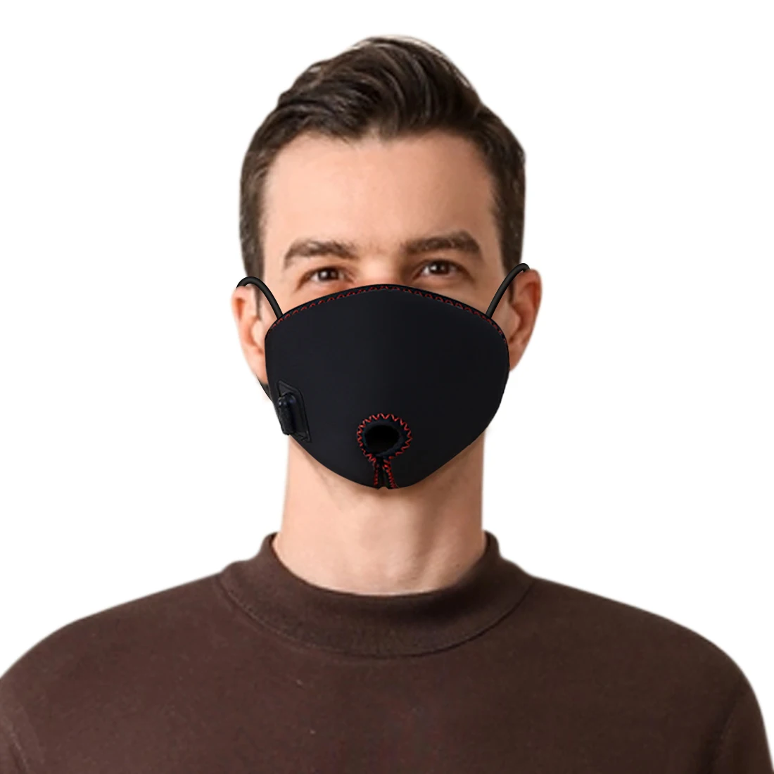 

Heating Round Nose Cover 3 Gears Timing Powered Heated Nose Pad Prevent Snoring Allergic Washable Heating Cover Home Use