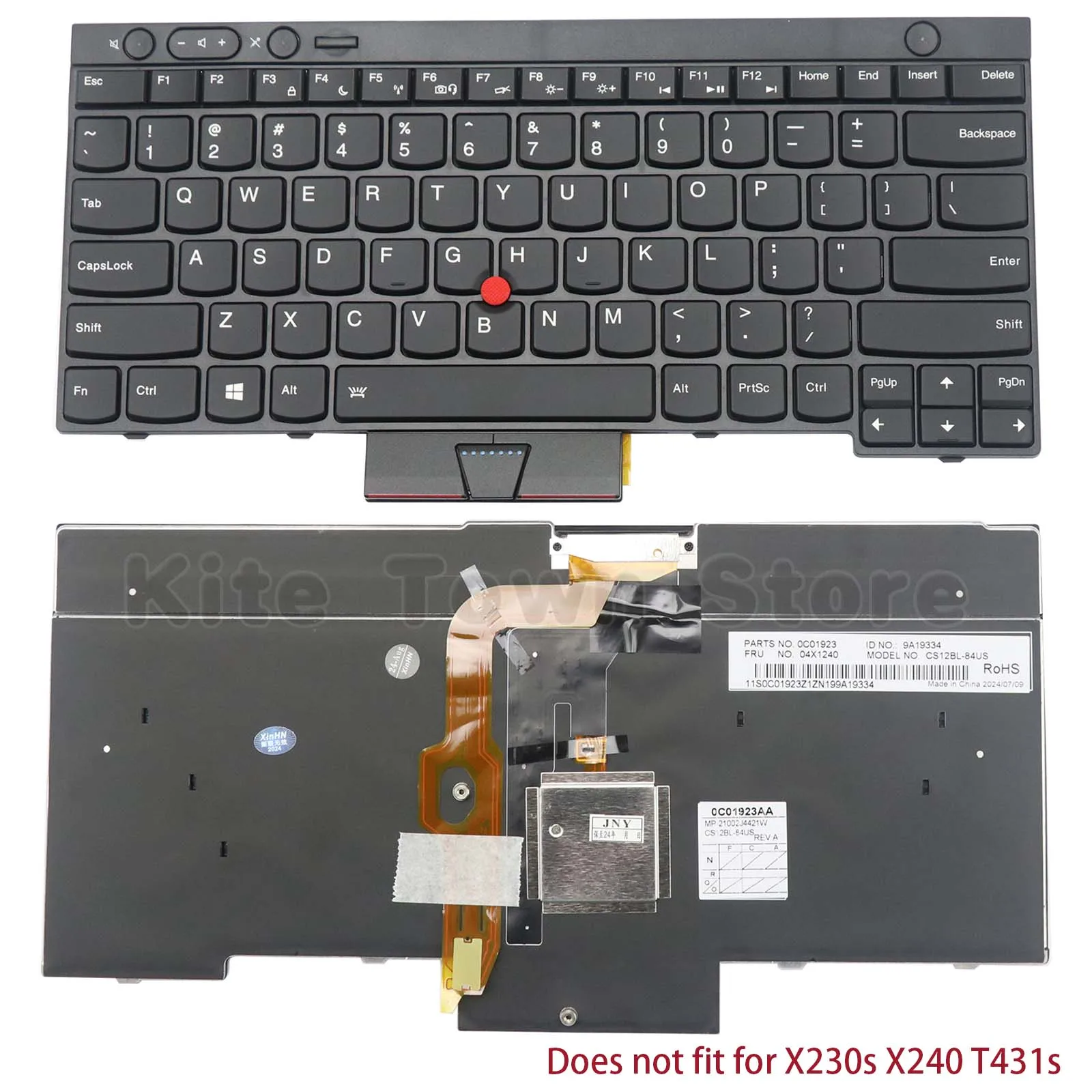 

Клавиатура для ноутбука Lenovo Thinkpad L430 L530 T430 T430s T430i T430si T530 T530i W530 X230 X230