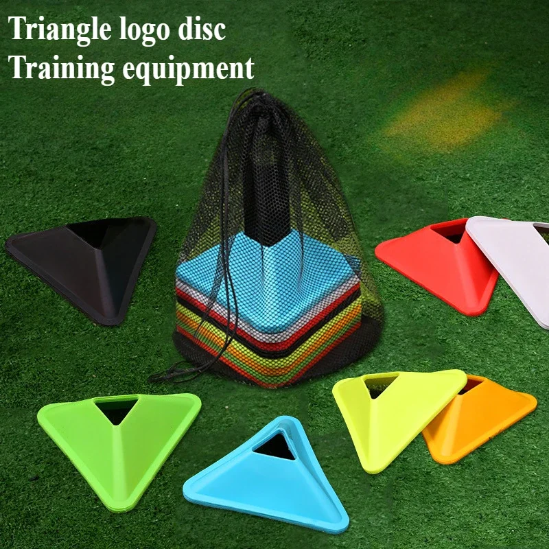 3pc/set Triangle Soccer Practice Training equipment obstacle markers ball training aids Football Training Disc