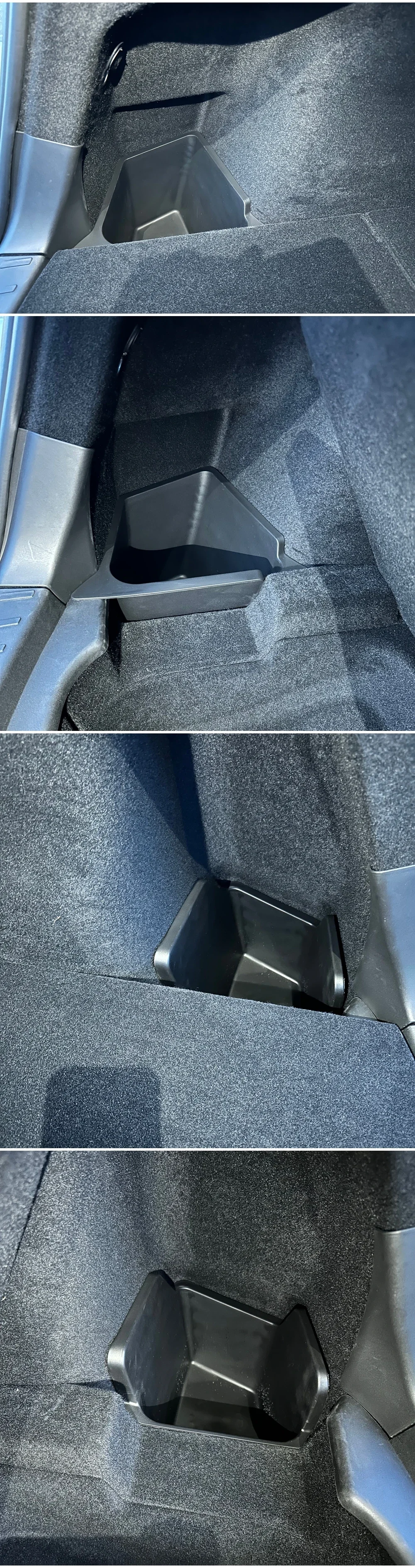 Für Tesla Model Y Juniper 2025 2026 Kofferraum-Seitenablage-Abdeckplatte Organizer Kofferraum-Seitenablage Nachrüstzubehör – Detail 13
