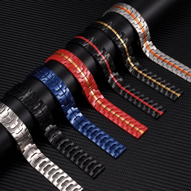 Stainless Steel Metal Steel Belt 20mm 22mm Smart Watch Belt Universal