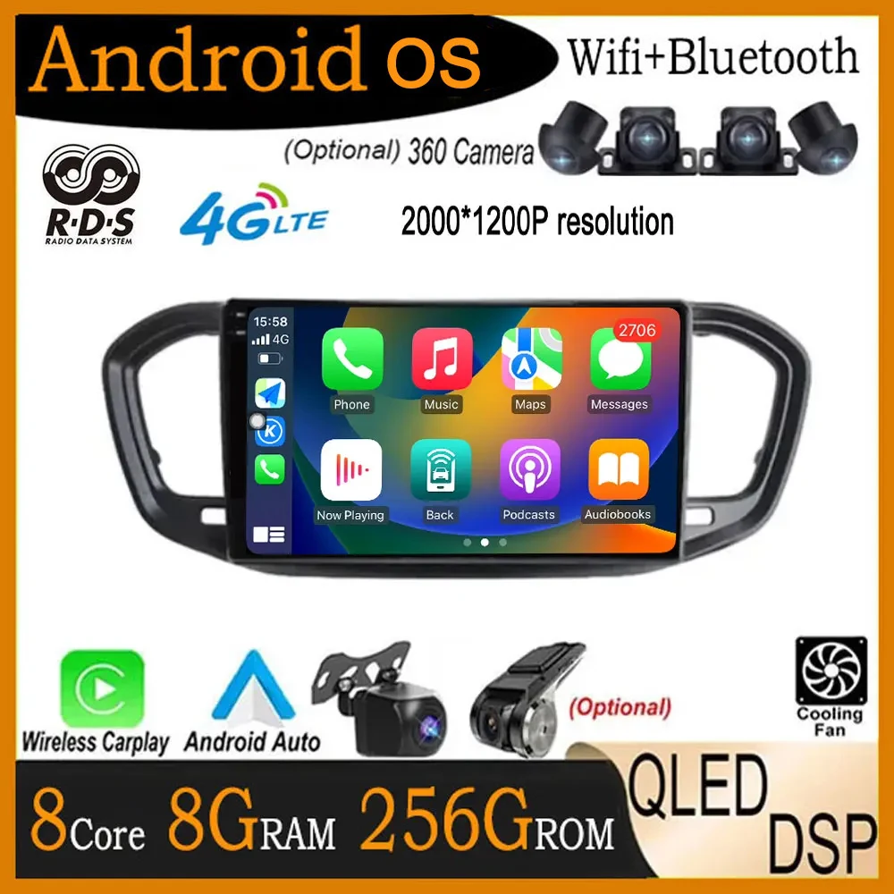 

Android 14 Head Unit For Lada Vesta NG 2023 DSP Car Radio Multimedia Video Player GPS Navigation Carplay Wifi BT 4G Lte