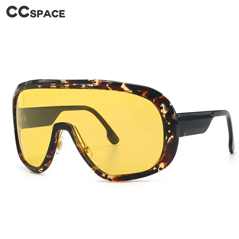 Oversized One Lens Goggle Sunglasses Men Women Fashion Shades UV400 Vintage Glasses 46151
