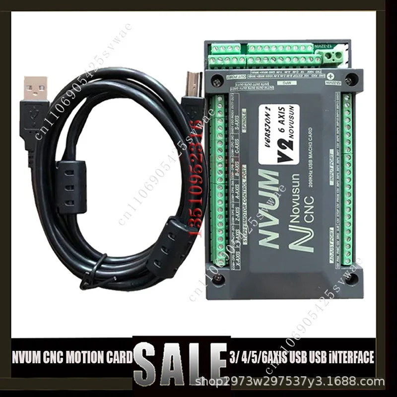 

New NVA CNC controller MACH3 interface board 3-axis/4-axis/5-axis/6-axis motion control card for engraving machine