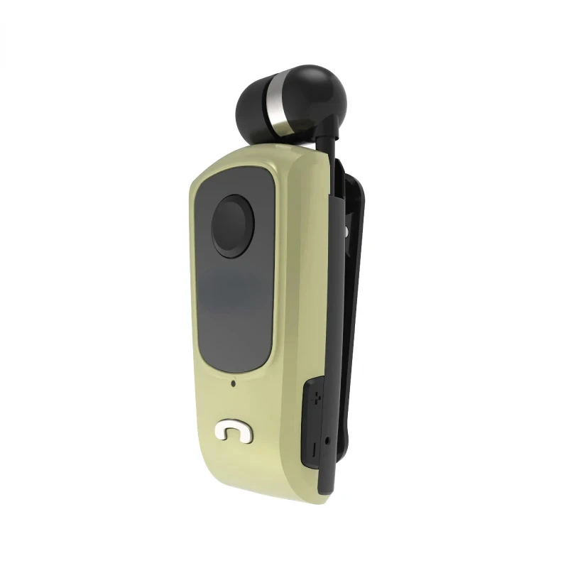 

5.0 Fineblue F920 Wireless Retractable Portable Mini Bluetooth Headset Calls Remind Vibration Wear Clip Sports Running Earphone