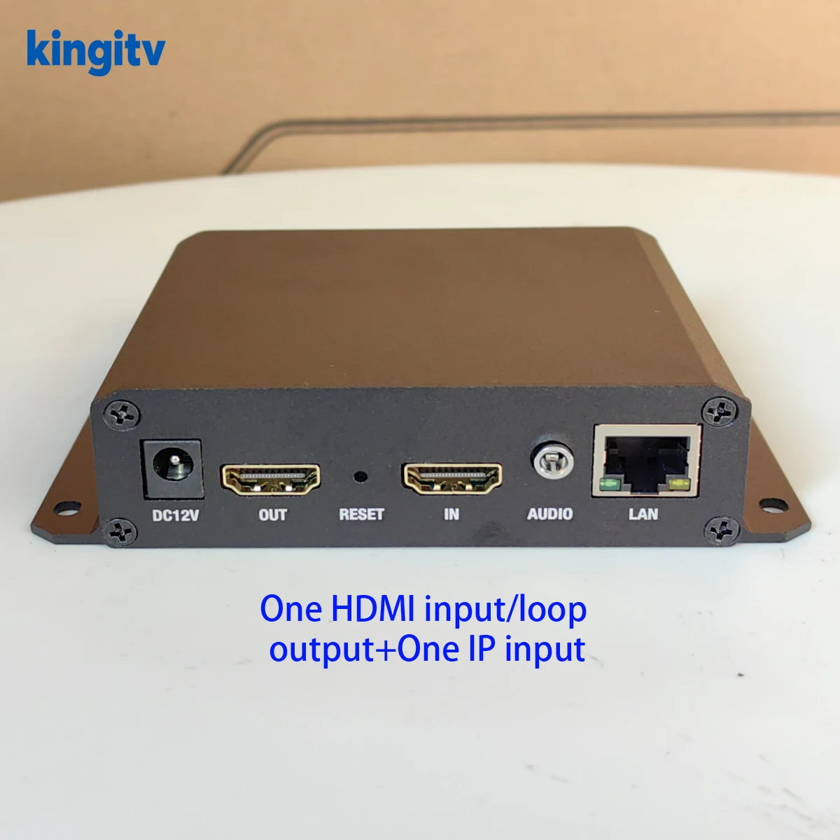 Энкодер HDMI-выхода Кодер HDMI-IP Оборудование IPTV CATV H.265 Потоковое видео Медиа SRT HLS RTMP Кодировщик UDP
