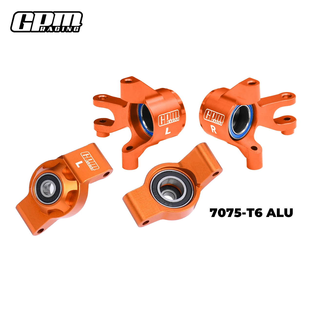 GPM 7075Alu كتل التوجيه الأمامية والمحاور الخلفية تحمل كبير الحجم TRAXXAS Mini Maxx