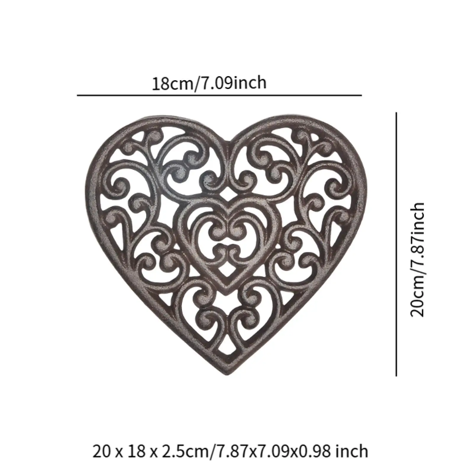 لوح تسخين الركيزة المعدنية إناء/ قدر وسادة الزخرفية حصيرة مقاومة للحرارة تحديد الموقع إناء/ قدر حامل وسادة قوي لوح تسخين الوسادة للمطبخ #6