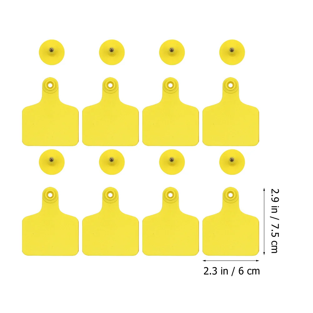 100 шт., профессиональные коровьи ушные бирки