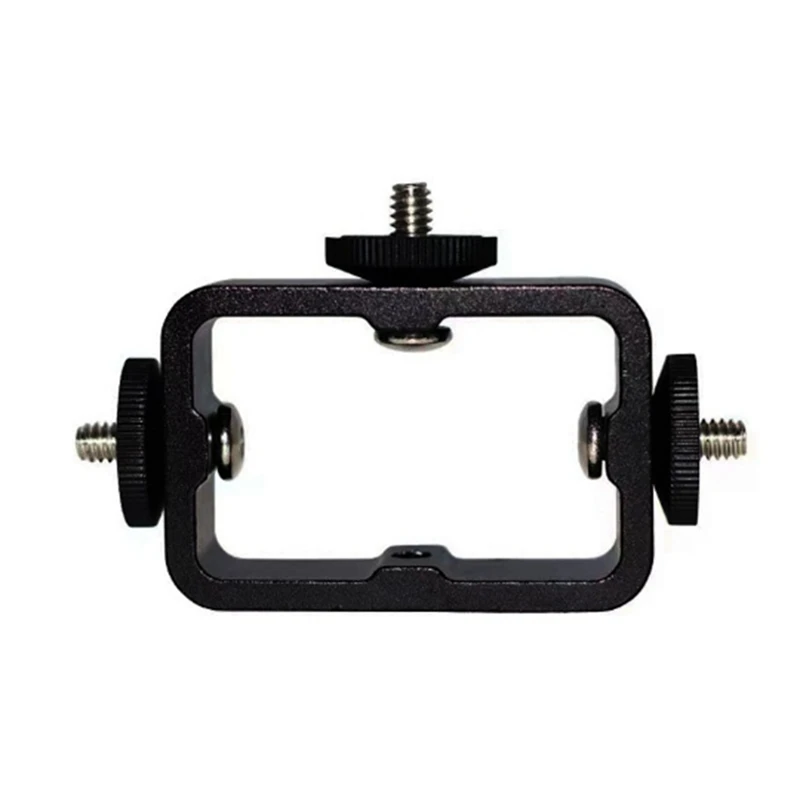 Holder Flash Bracket For Live Broadcast Selfie Camera Phones 1/4 Hole Metal Three-Position Machine 1 Piece