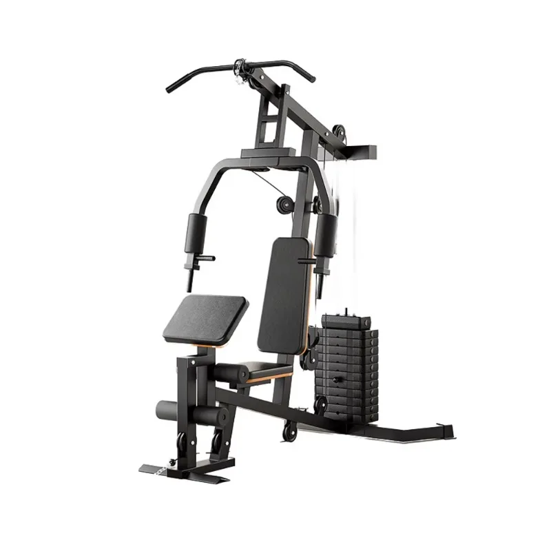 

Home Gym Multifunctional Integrated Trainer - Single Station Combination Gear, Multi-Functional for Home Full-Body Muscle