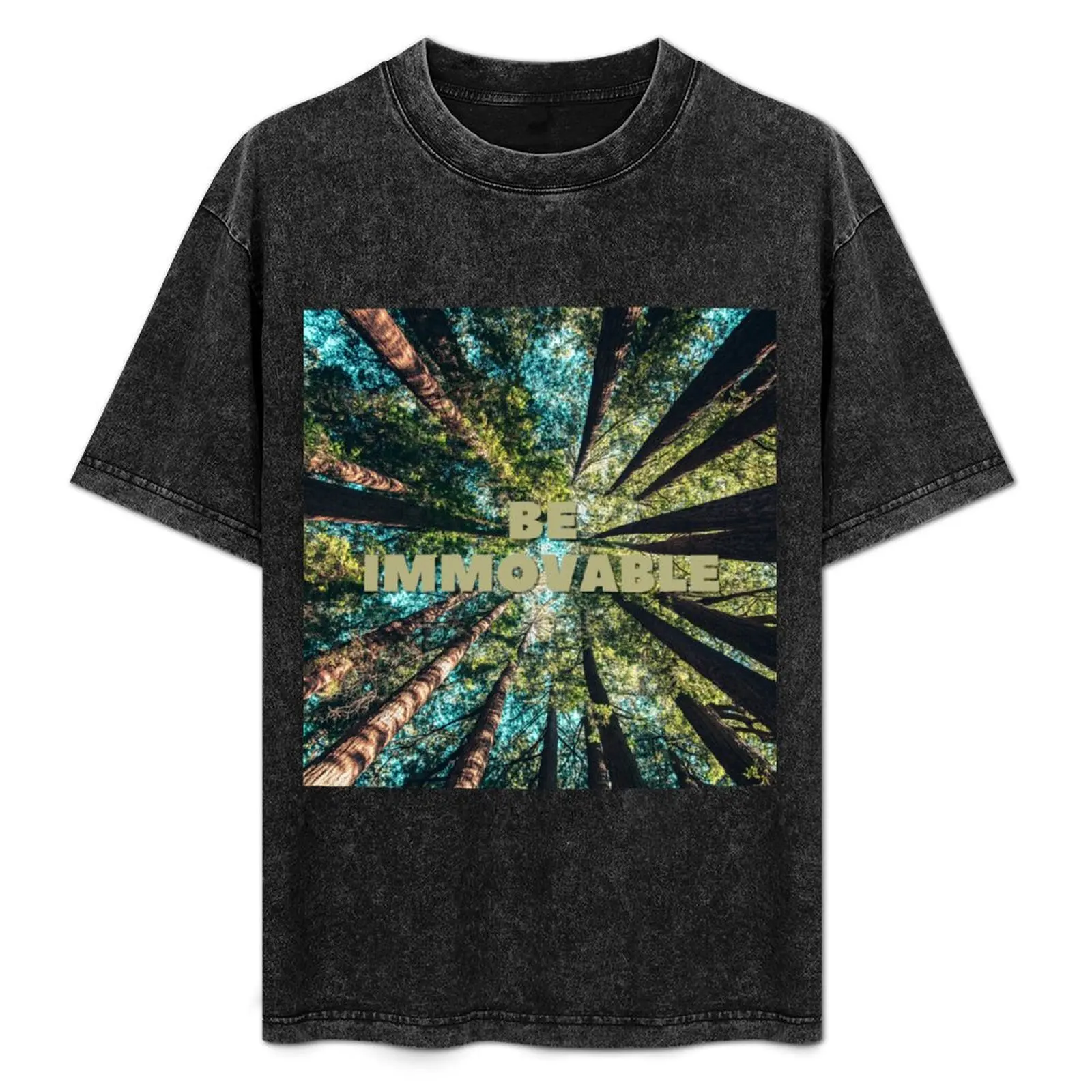 

Be Immovable T-Shirt Work Basic Short Sleeve Top