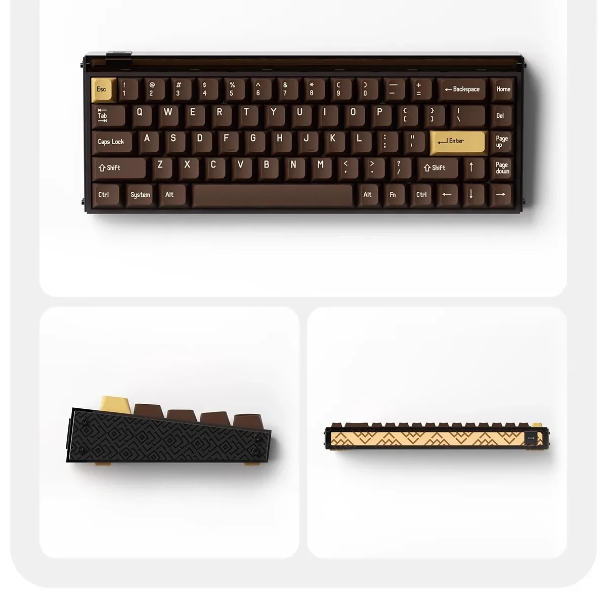 Melgeek MADE68 PRO Magnetic Switch Keyboard 8k Hull Structure With Ttc Supermagnetism Switch Gamer Keyboard Custom Four-Element