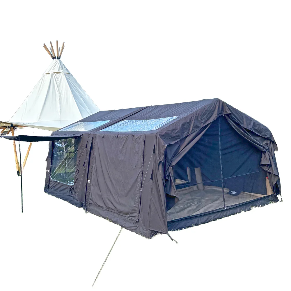 Customized Portable Waterproof and Windproof Outdoor Camping Air Tent Inflatable Tent for Convenient and Durable Use