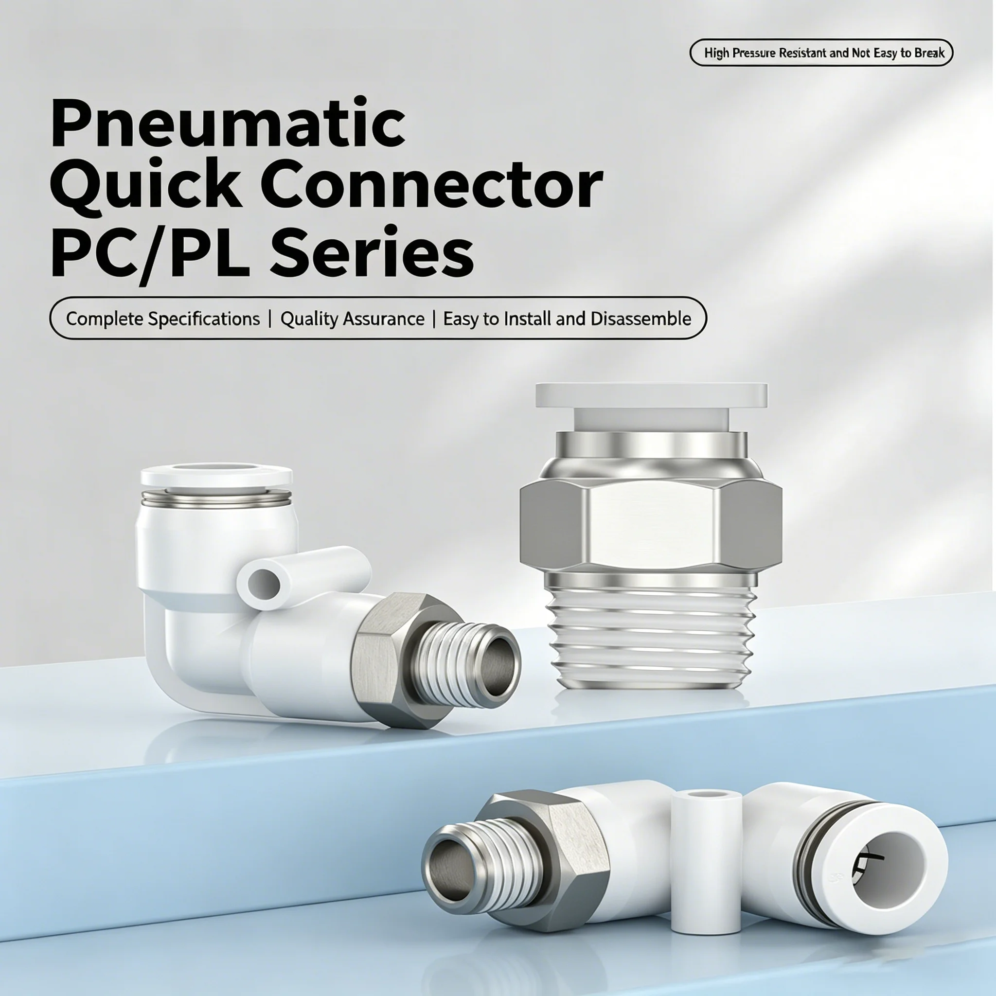 

10Pcs 4 6 8 10 12 1416 Mm OD Tube PC PL Pneumatic Air Fitting Quickrelease Push To Connect Compressor 1/8 1/4 3/8 1/2" BSPT Male