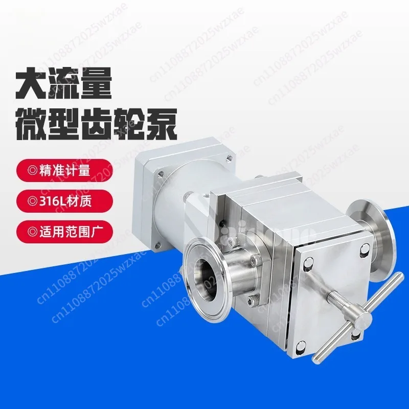 316 Stainless Steel Gear Large Flow Rotor Pump Laundry Detergent Filling Self-Priming Quantitative Measurement Magnetism GP-075