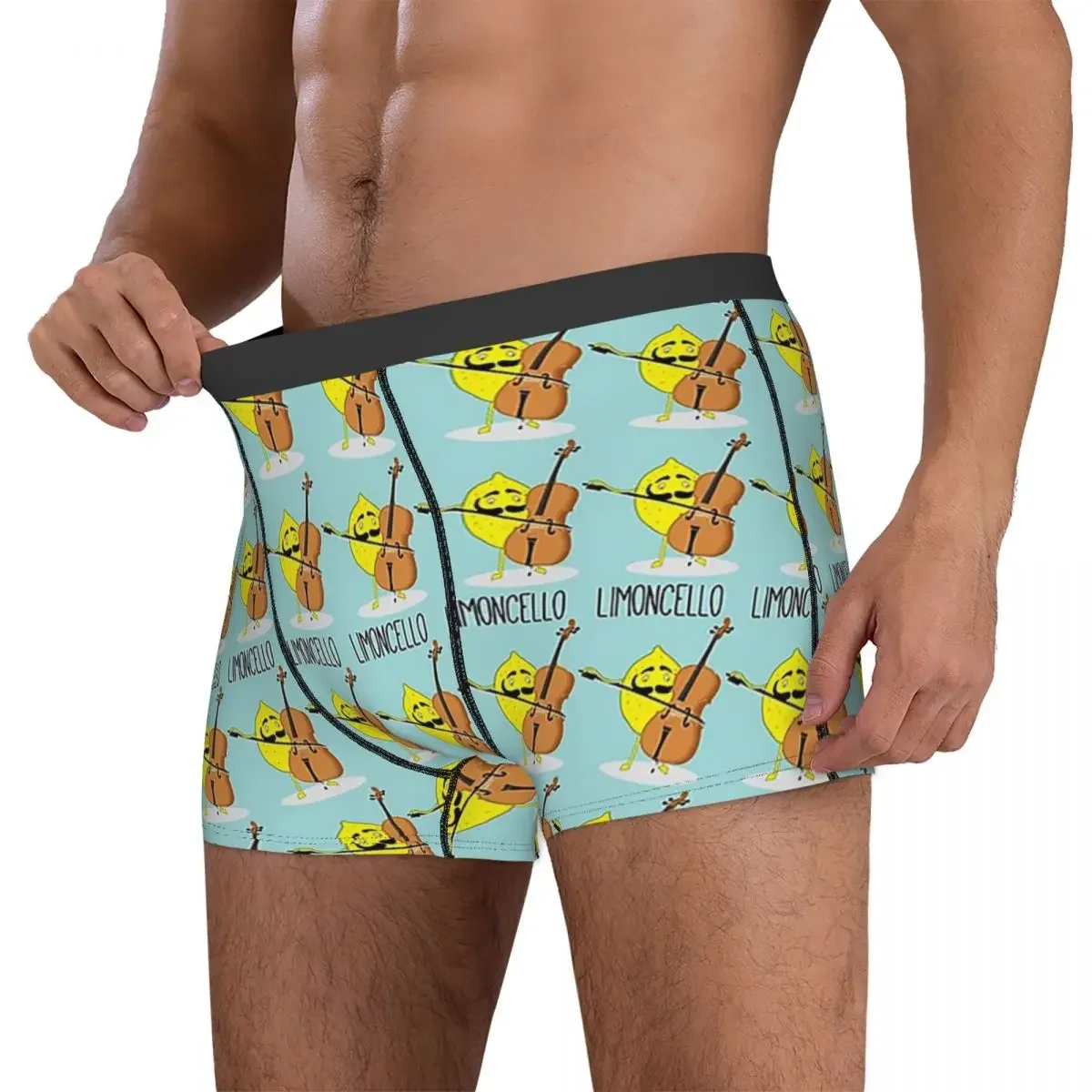 Boxer Underpants Shorts Lemon Cello Make Limoncello Panties Men's Breathable Underwear for Homme Man Boyfriend Gifts