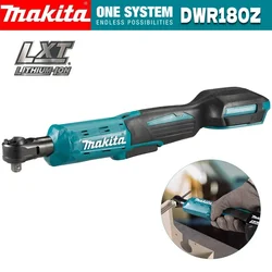 MAKITA DWR180Z 18V LXT Cordless Ratchet Wrench 6.35mm Drive 800RPM 47.5 N·m Angle Wrench Socket Wrench Power Tools DWR180