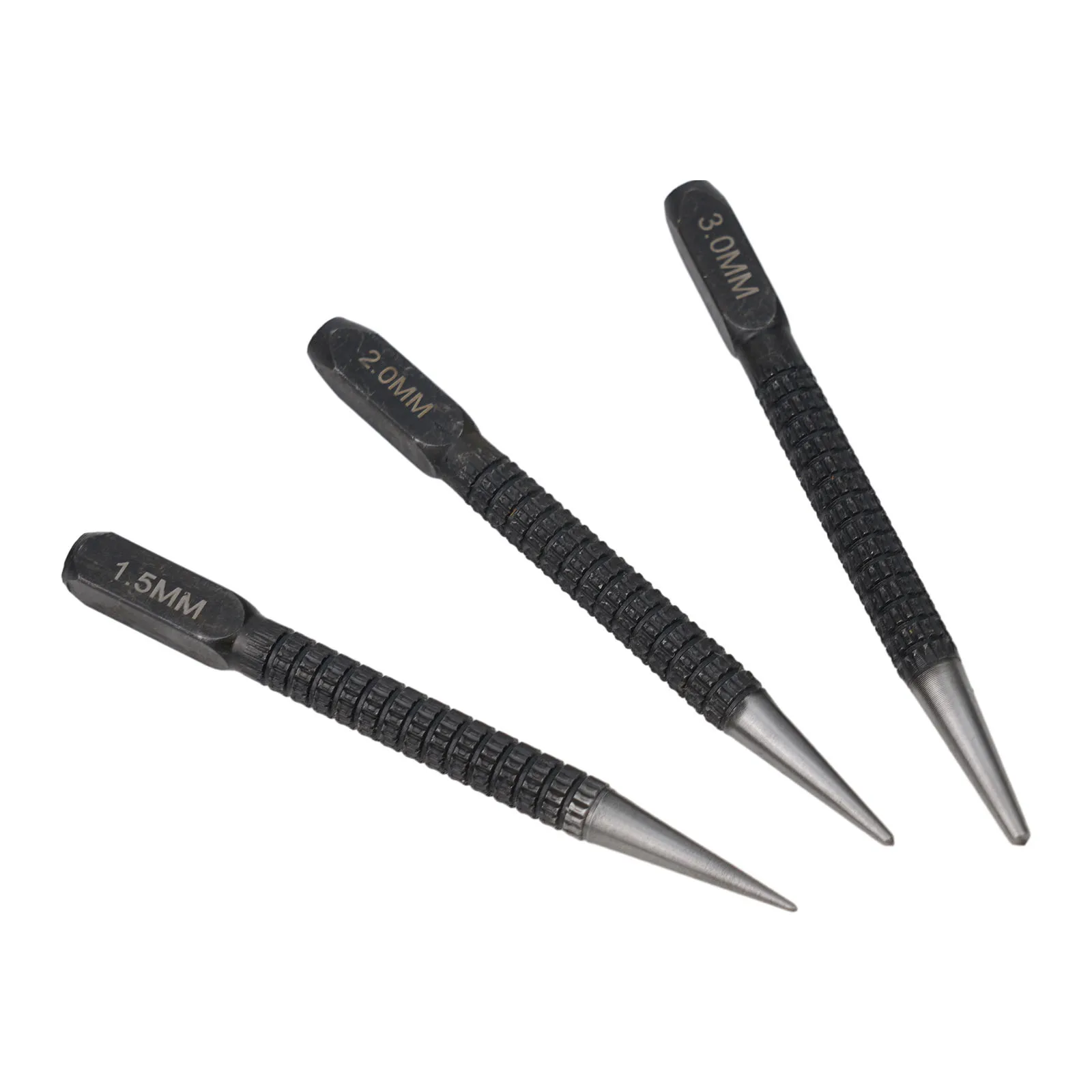 Jolie çon central en acier allié, 1.5mm, 2mm, 3mm, poinçon central en acier allié, proposition de marquage du bois en métal, poinçon à main, outils pour le marquage des métaux, 1PC