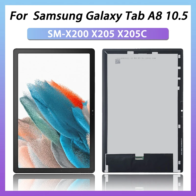 

Tested LCD For Samsung Tab A8 10.5 (2021) Wi-Fi SM-X200 LTE SM-X205 LCD Display Touch Screen Digitizer Assembly