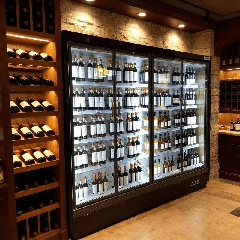 Refrigerated Display Cabinet Refrigerator Commercial Refrigerated Display Cabinet for Drink Customized