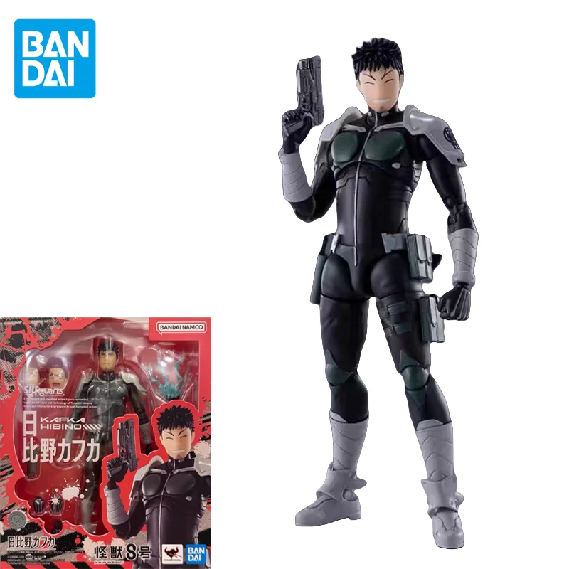 Bandai Original Kaiju No. 8 figuras de anime shf kafka hibino, brinquedos de ação para crianças, presente, modelo colecionável, ornamentos