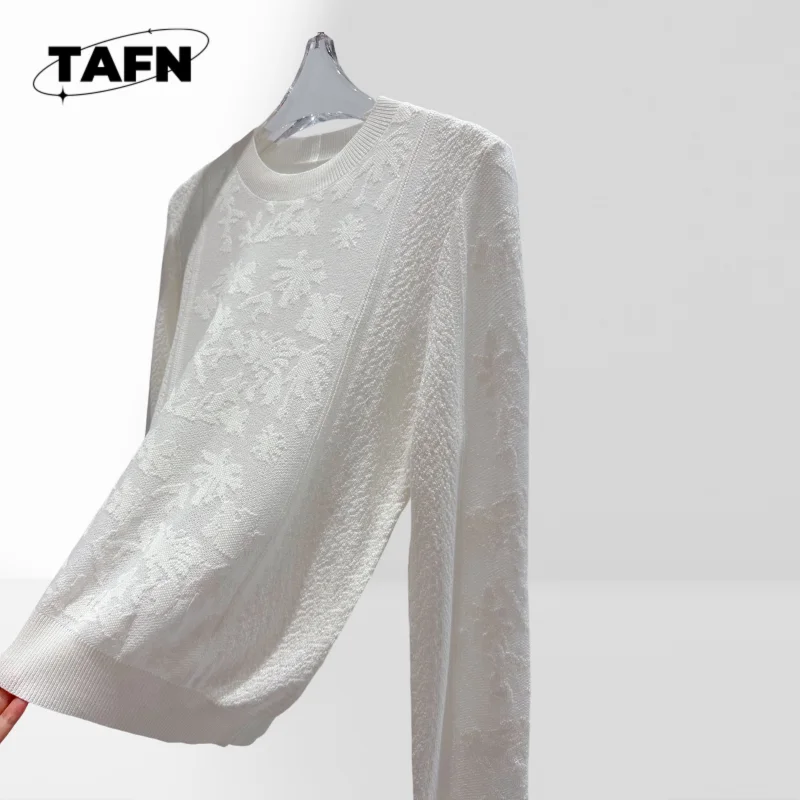 Suéter de malha de caxemira macio e respirável para mulheres, ótimo para camadas de suéter de mistura de lã aconchegante para mulheres, perfeito AH1612