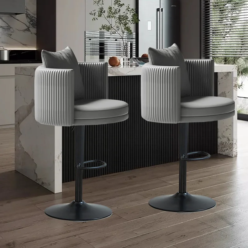 Sgabelli da bar unici industriali Barbiere Sgabelli da bar da gioco nordici moderni verdi Mobili per la casa Banqueta in metallo antico italiano americano