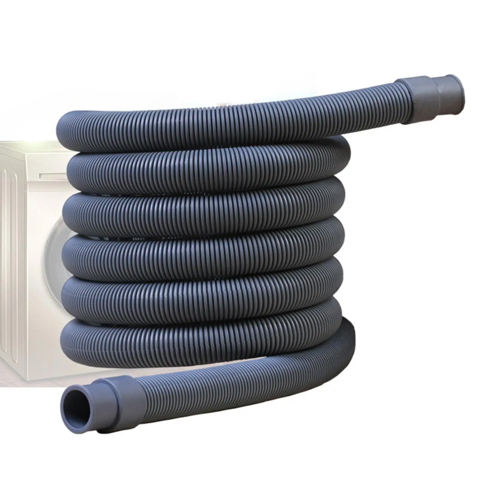 Drain Hose Drain Replacement Waste Water Outlet Expel Pipe Flexible Hose Washing Machine Drain Waste Hose for Accessories Indoor