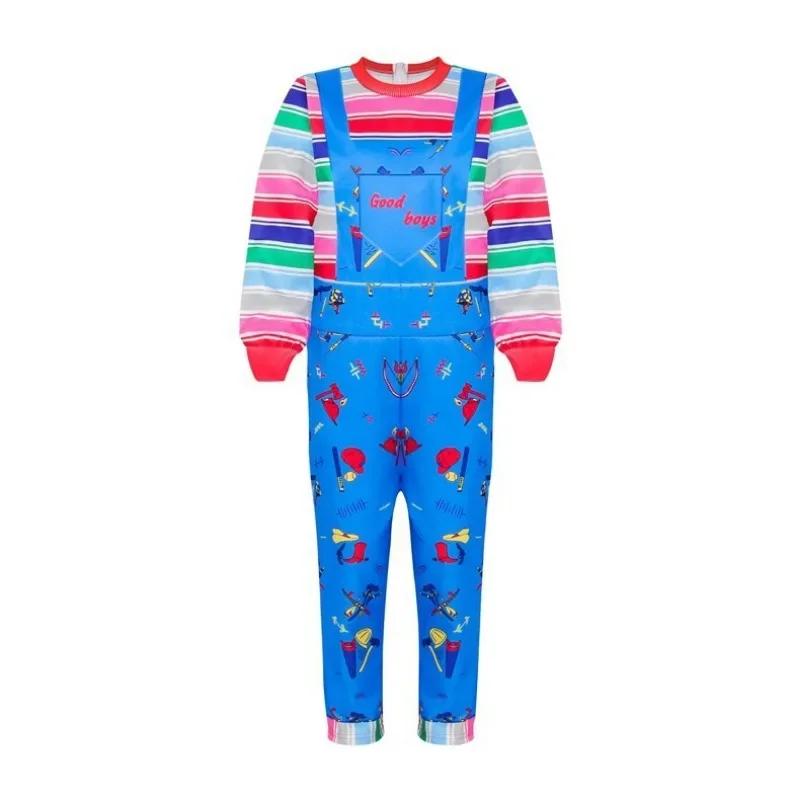 Halloween Child's Play Cosplay Bride of Chucky Costume for Kids Boy Girls Funny Horror Scary Birthday Party Christmas Costume