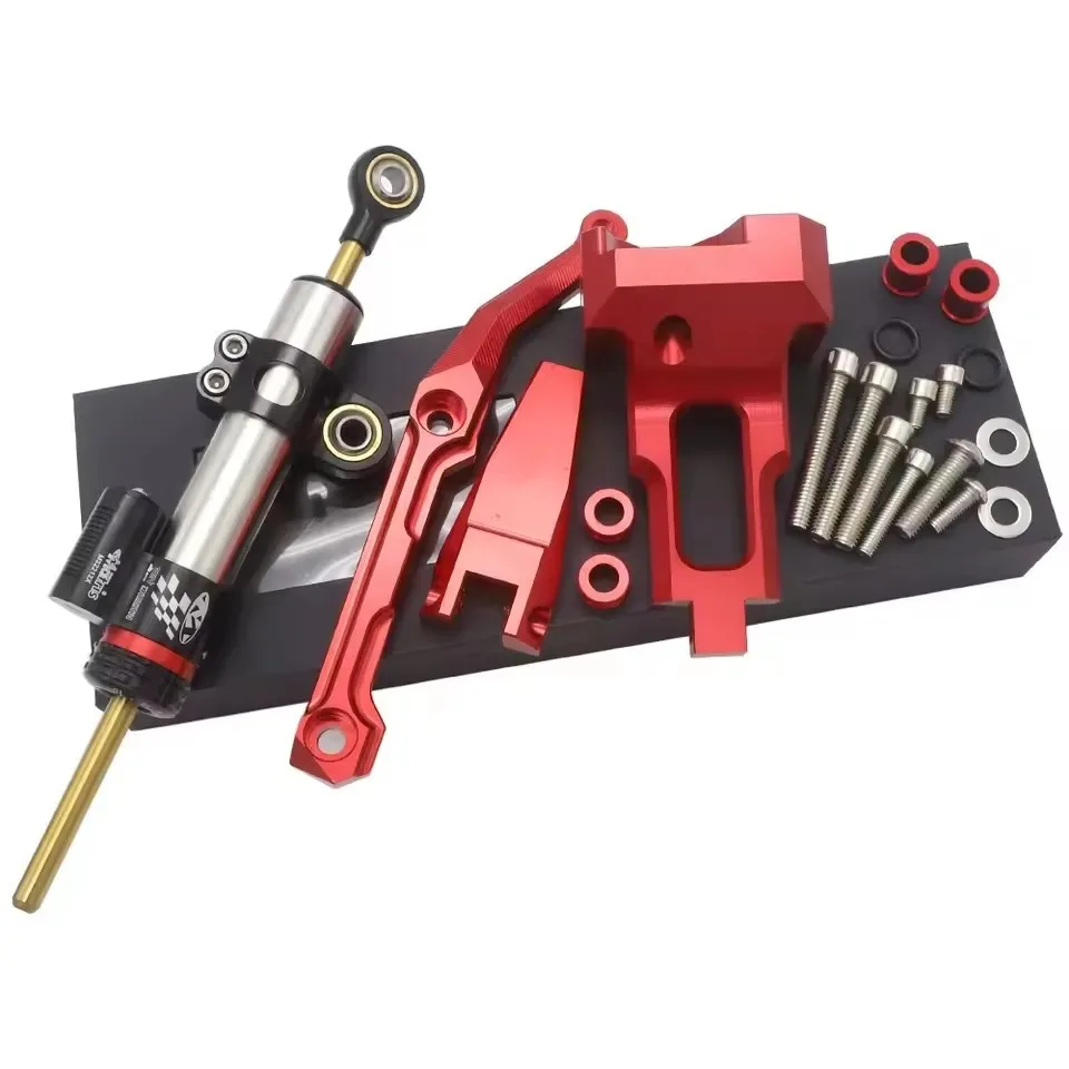 Damper Kit For Yamaha MT-09 Tracer Tracer 900 Tracer 900GT FJ-09 MT09 Tracer 2020 Stabilize Steering Damper Mounting Bracket Kit