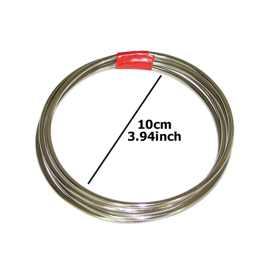 4 pz/set Anelli di Potere Magiche Decrittografia Circolare in Metallo Classica Palcoscenico Magico Strada Primo Piano Magico Puntelli per Prestazioni per Feste in Famiglia